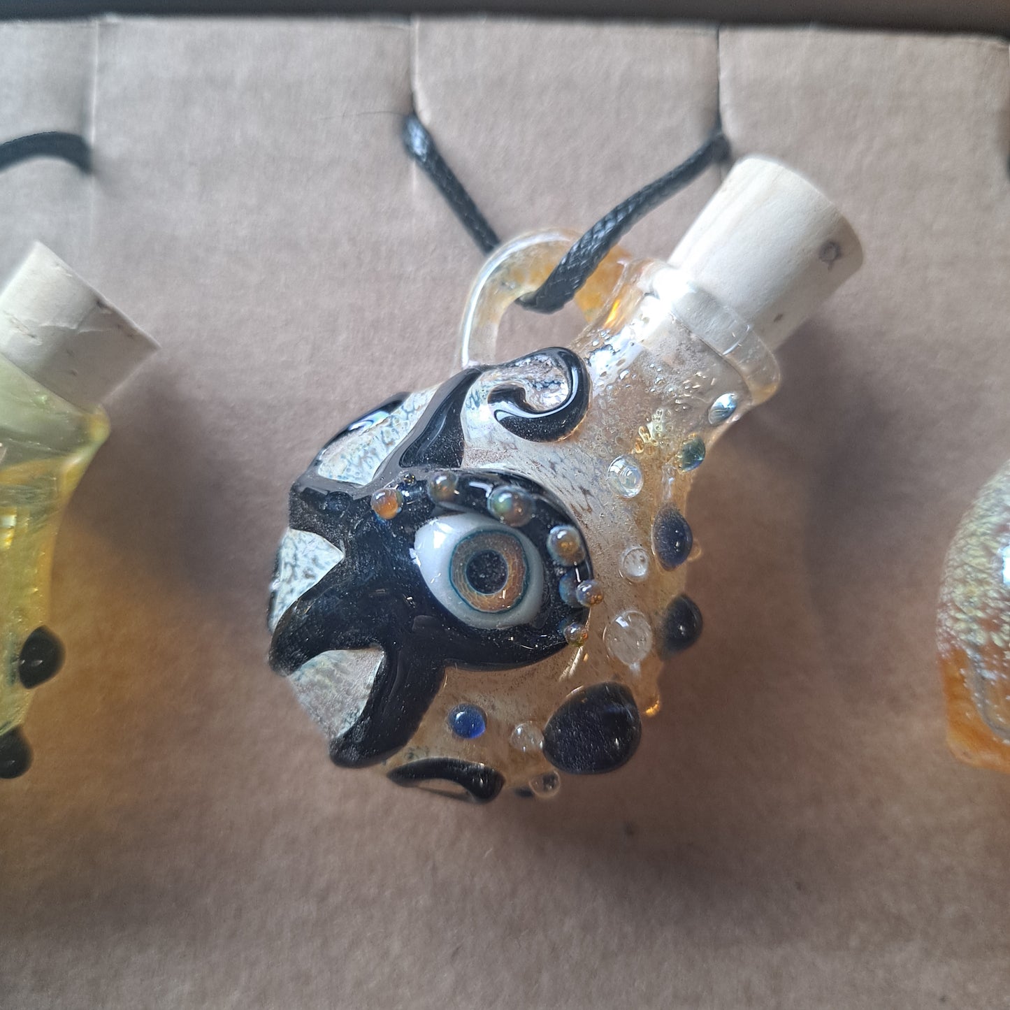 Small Eyeball Monster Potion Bottle Necklace Collection