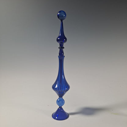 Moon Potion Bottle Collection With Galaxy Bubbles - Handblown Glass Moon Perfume Bottles