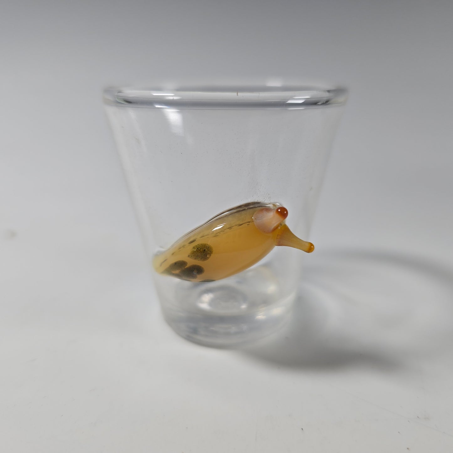 Banana Slug Shot Glass - Handmade Borosilicate Glass