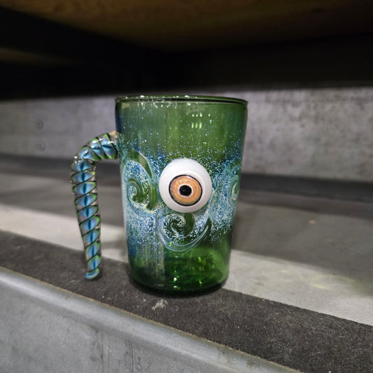 Eyeball Monster Drinkware, Cups, Wine glasses, and Mugs