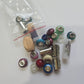 Assorted dread bead packs.  50g and 100g