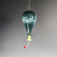 Artisan Hand Blown Glass Humming Bird Feeder