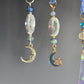 Glow in the dark moon suncatchers