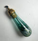 Handblown Glass Bodice Chiller with Fancy Gold Moon Top- Potion Bottle - Renaissance Faire Accessories