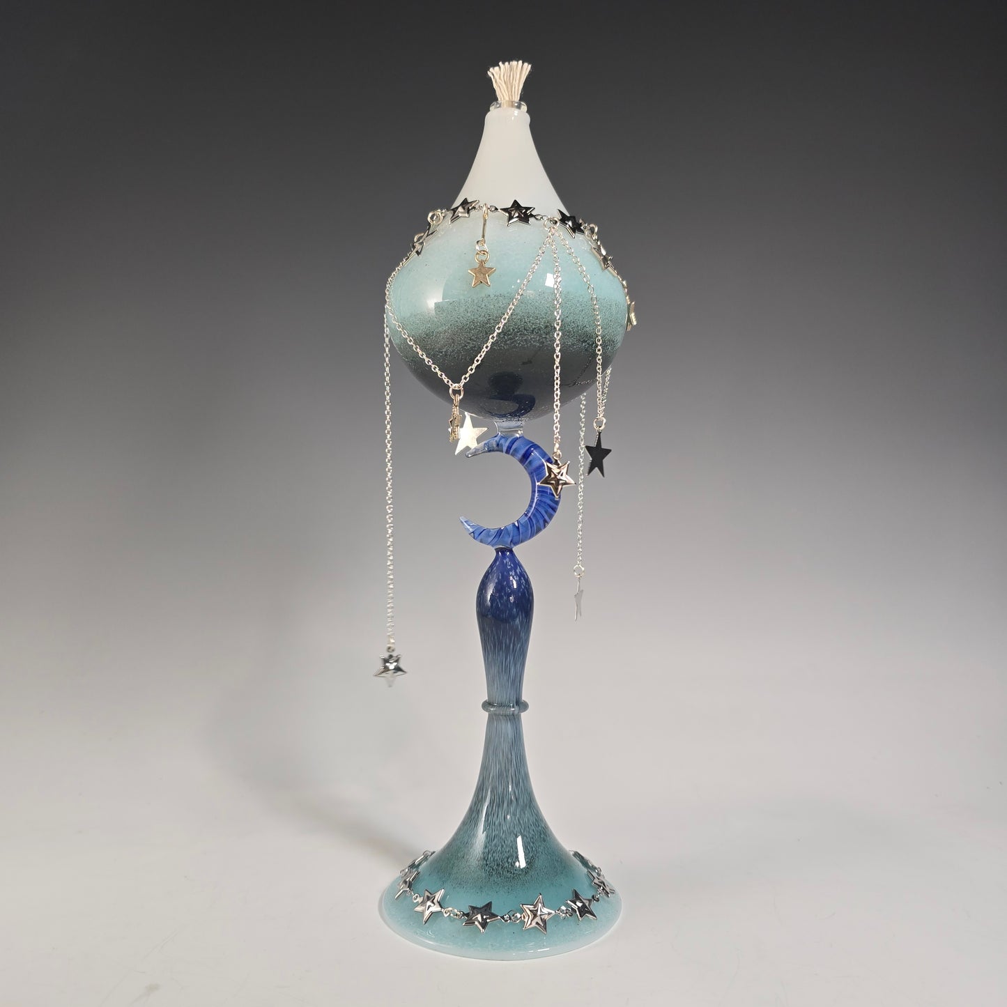 Glow in the Dark Blue Moon Oil Lamp Collection