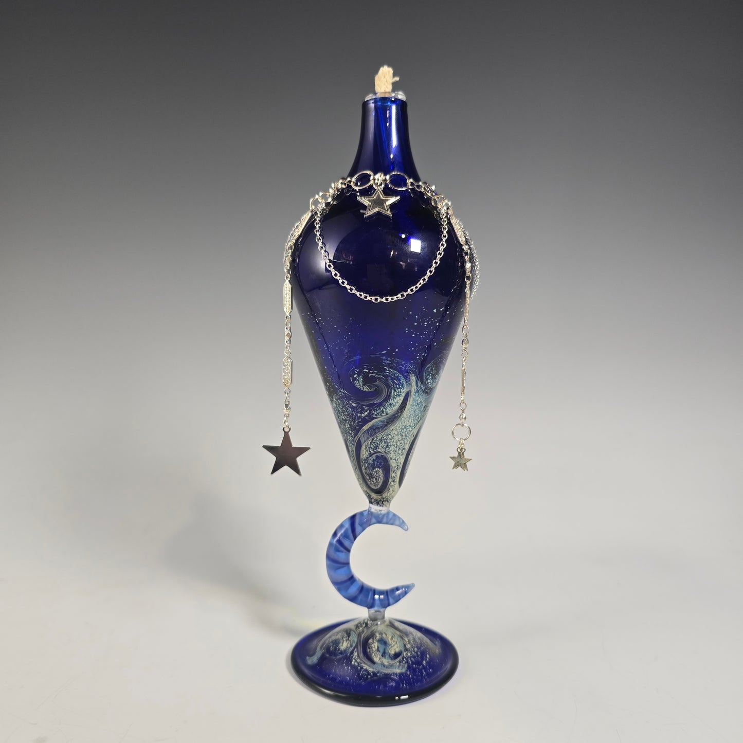 Glow in the Dark Blue Moon Oil Lamp Collection