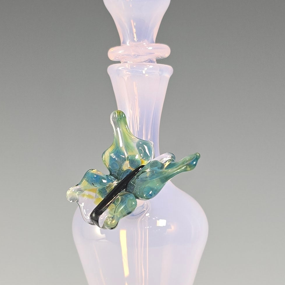 Butterfly Perfume Potion Bottle - Handblown Glass Perfume Bottles