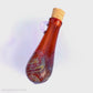 Handblown Glass Bodice Chiller with Handle for Necklace - Potion Bottle - Renaissance Faire Accessories