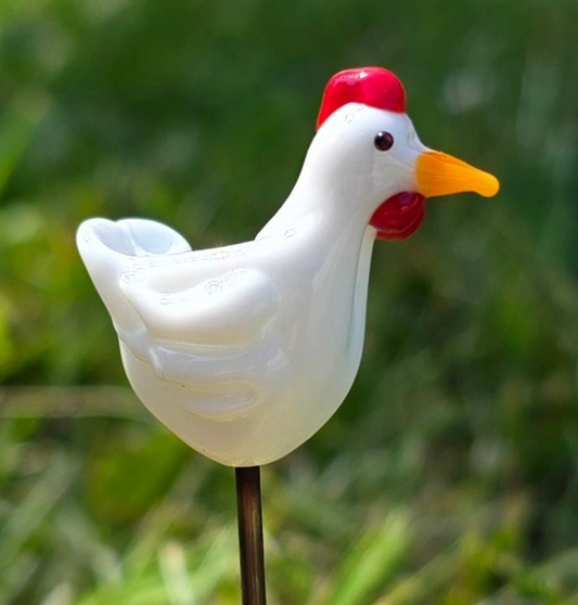 Chicken Plant Pals, House plant and Fairy Garden Decor