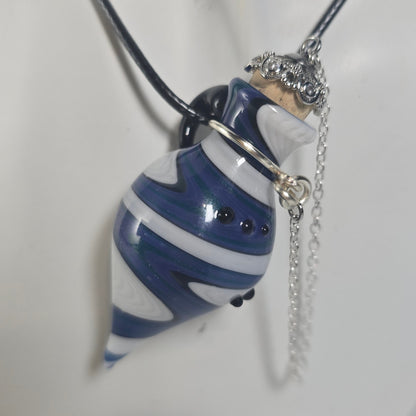 Lachrymatory Potion Bottle Necklace Collection with Fancy Closure, Memorial Jewelry