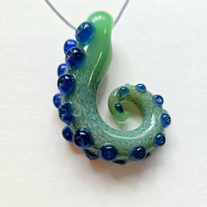 Handmade Glass Tentacle Pendant – Ocean-Inspired Jewelry
