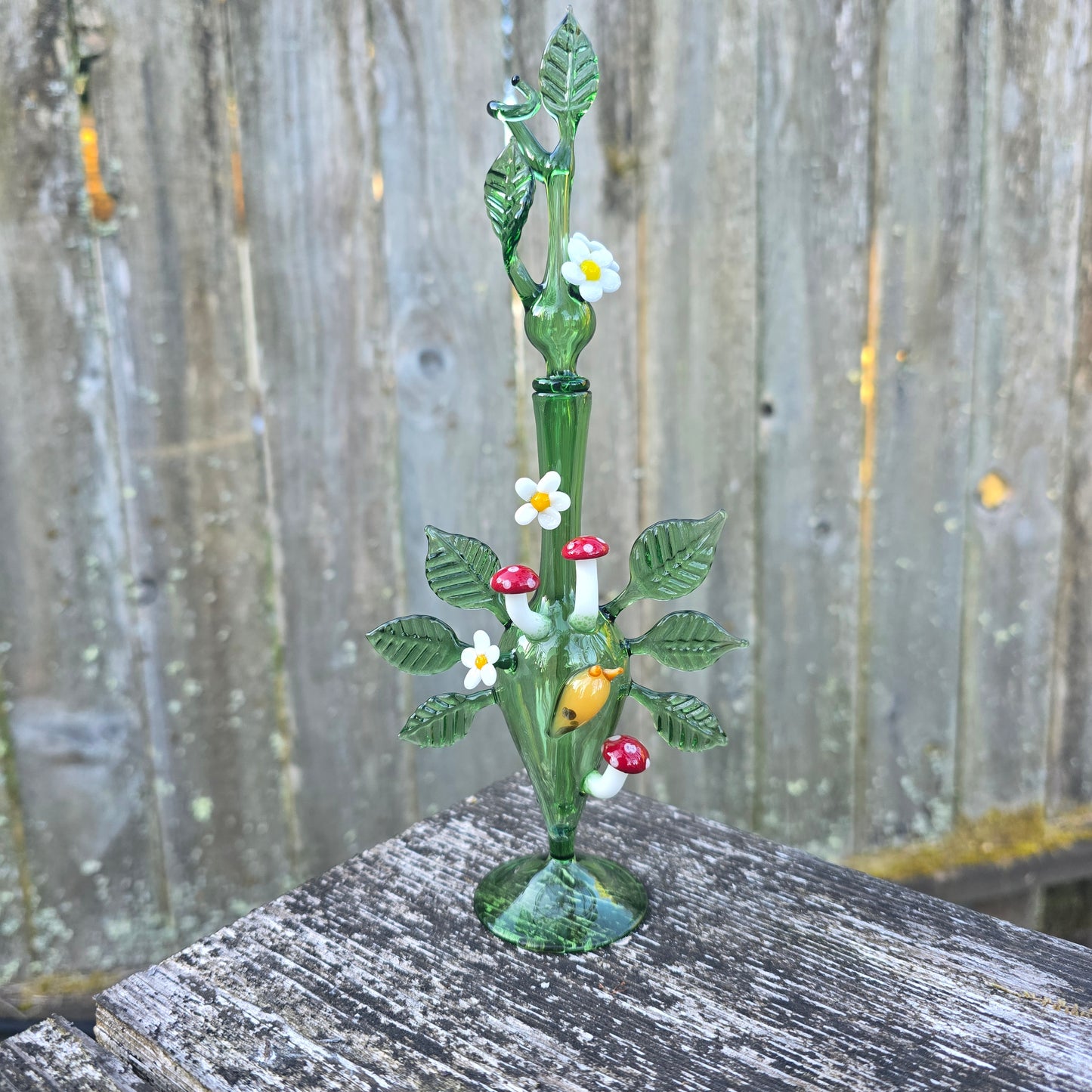 Mushroom and Snail Perfume Bottle