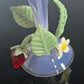 Strawberry Essential Oil Bottle - Pink Hand Blown Glass Perfume Bottle