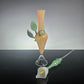Calla Lilly Potion Bottle - Peach Satin - Perfume Bottle Collection