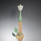 Calla Lilly Potion Bottle - Peach Satin - Perfume Bottle Collection