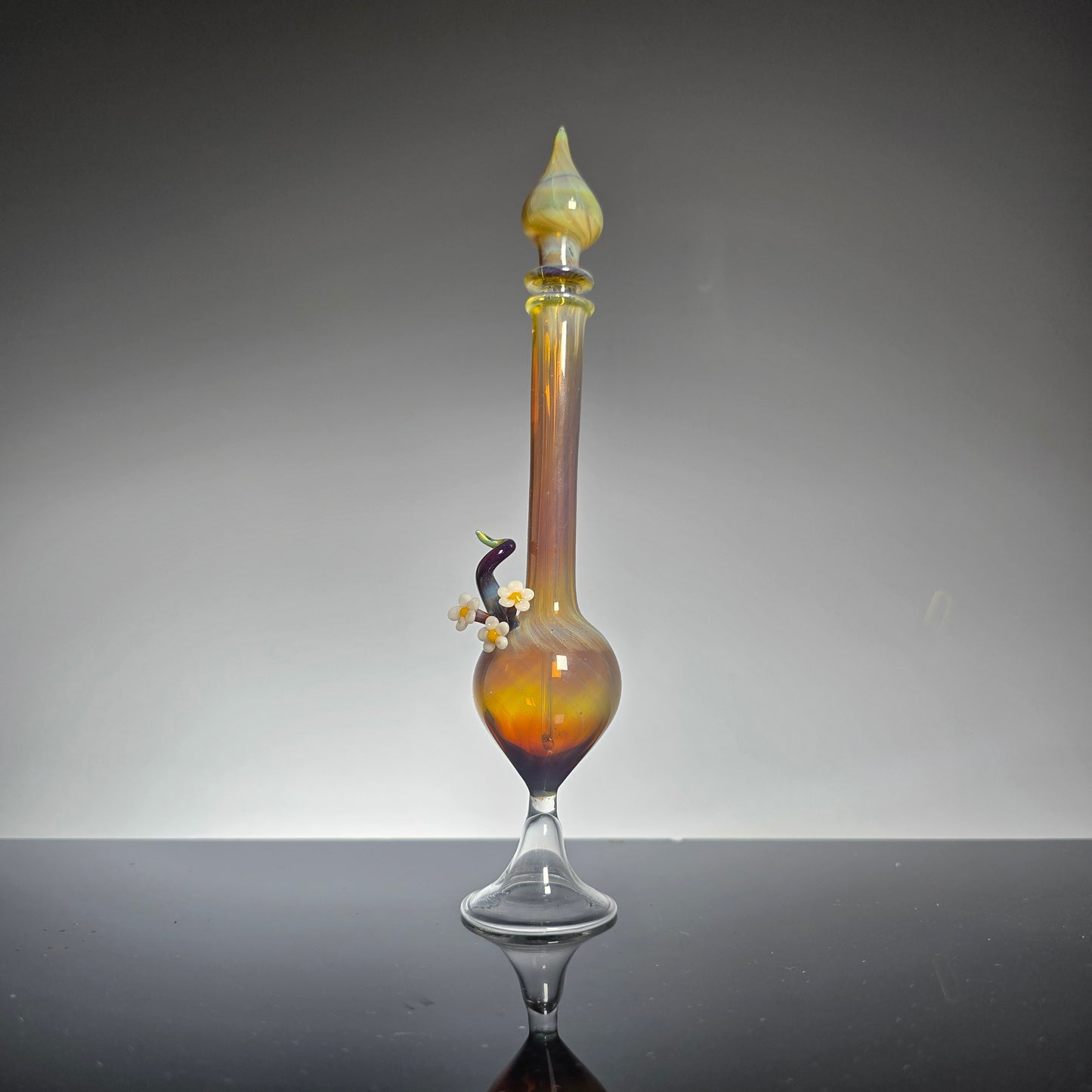 Daisy Potion Bottle - Green Amber Purple - Perfume Bottle Collection