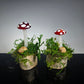 Glass Mushroom Sculptures, Amanita mushroom