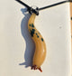 Adorable Handmade Glass Slug Necklace