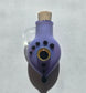 Eyeball Monster Potion Bottle Necklace, Purple and Black