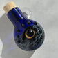 Eyeball Monster Potion Bottle Necklace, Cobalt and Black
