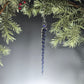 Single Glass Icicle Tree Ornament, Available in Cobalt Blue, White, Clear