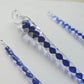 Single Glass Icicle Tree Ornament, Available in Cobalt Blue, White, Clear