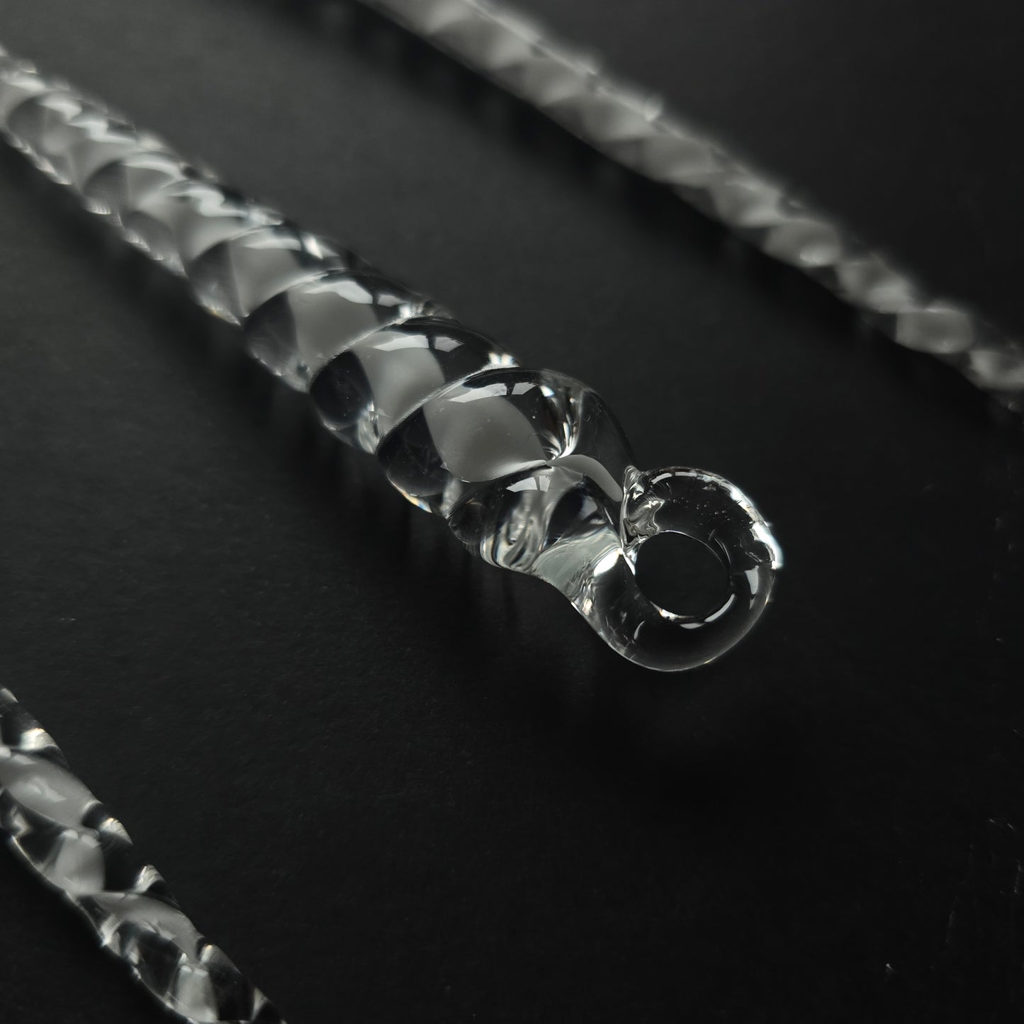 Single Glass Icicle Tree Ornament, Available in Cobalt Blue, White, Clear