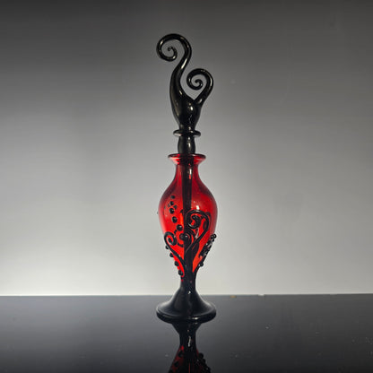 Spiral Perfume Potion Bottle Collection - Handblown Glass Perfume Bottles