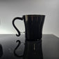 Opaque Black Glass Tea Cups and Mugs