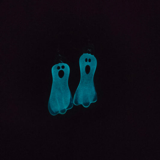 Glow in the dark Ghost Earrings