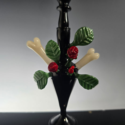 Perfume Potion Bottle, Skull and Roses, 2025 #0823