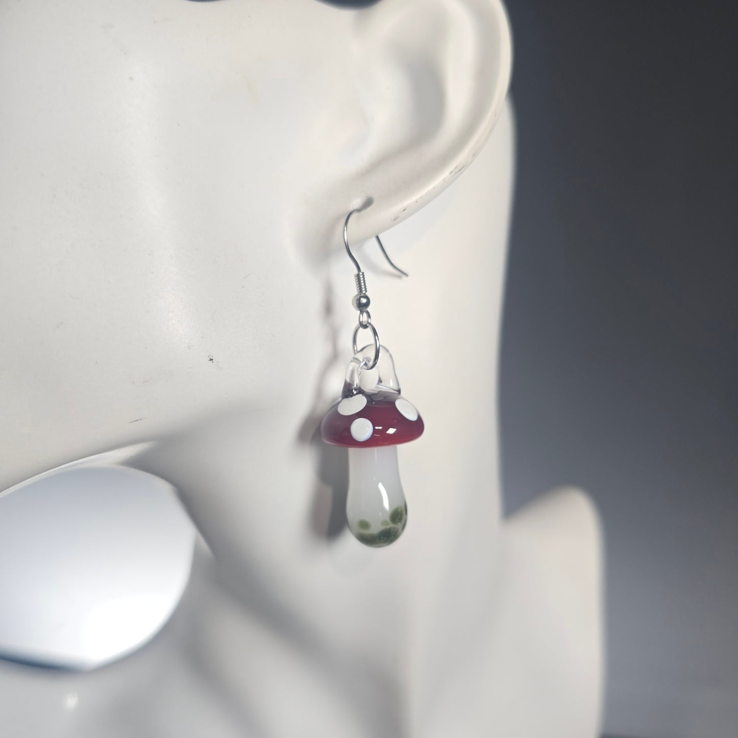 Amanita Mushroom Earrings