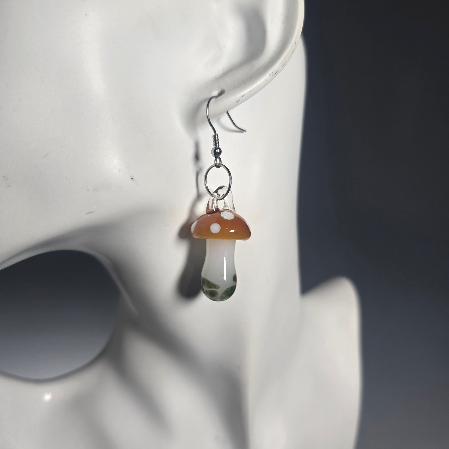 Amanita Mushroom Earrings
