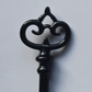 Skeleton Key Necklace, 2025 Black Glass Series