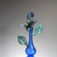 Blue Butterfly Perfume Bottle Collection - Handblown Glass Potion Bottles