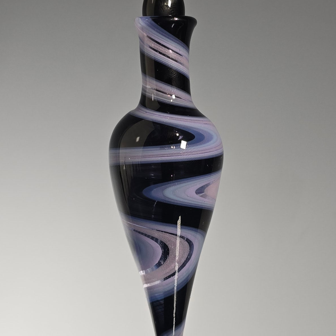 Spiral Perfume Potion Bottle - 2025 Collection #0824, Purple