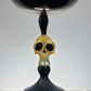 Black Skull Goblets, 2025 Black Glass Series