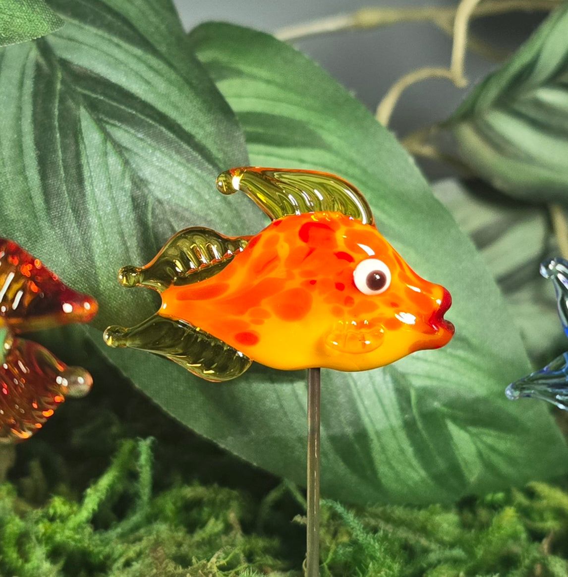 Fish Plant Pals, House plant and Fairy Garden Decor