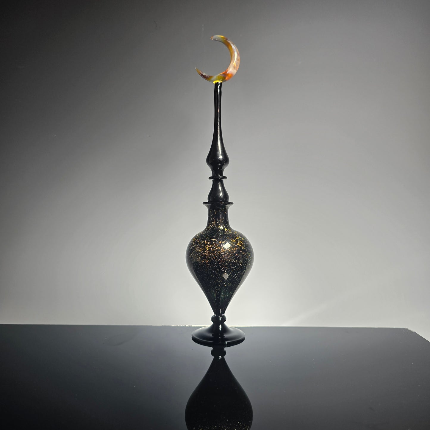 Dichroic Moon Perfume Potion Bottle #0853