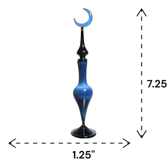 Aquarius Moon Perfume Potion Bottle #0854