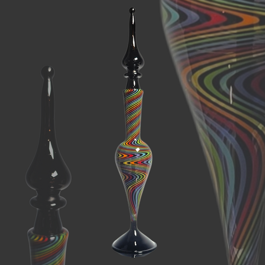 Black Rainbow Perfume Potion Bottle #0855