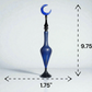 Glow in the dark Moon Perfume Bottle #0850