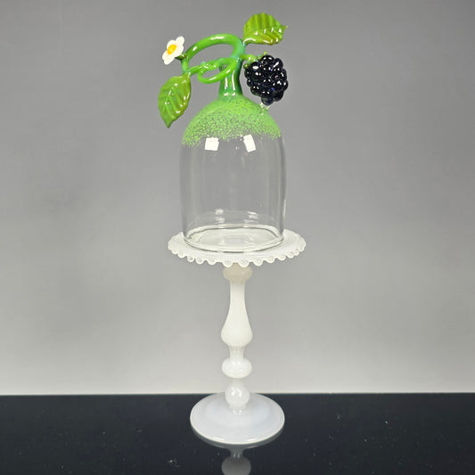 Tiny Cake Plate with Blackberry