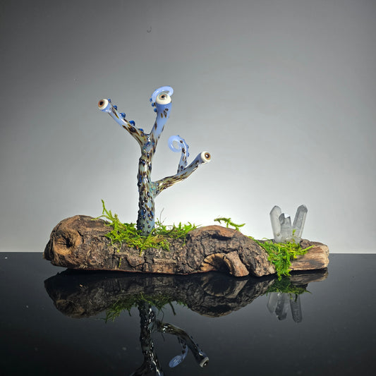 Eyeball Monster Plant Sculpture #0869