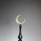 Dichroic Moon Perfume Potion Bottle #0870
