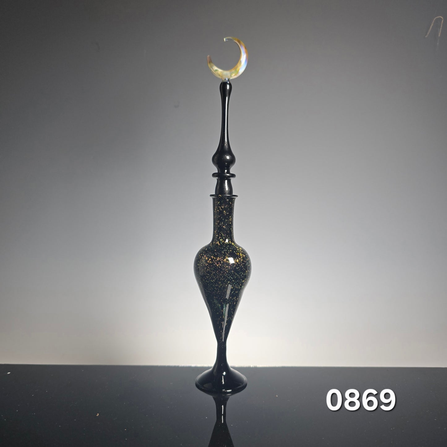 Dichroic Moon Perfume Potion Bottle #0869