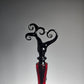 Red Spiral Perfume Potion Bottle - #00867