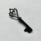 Skeleton Key Necklace, 2025 Black Glass Series