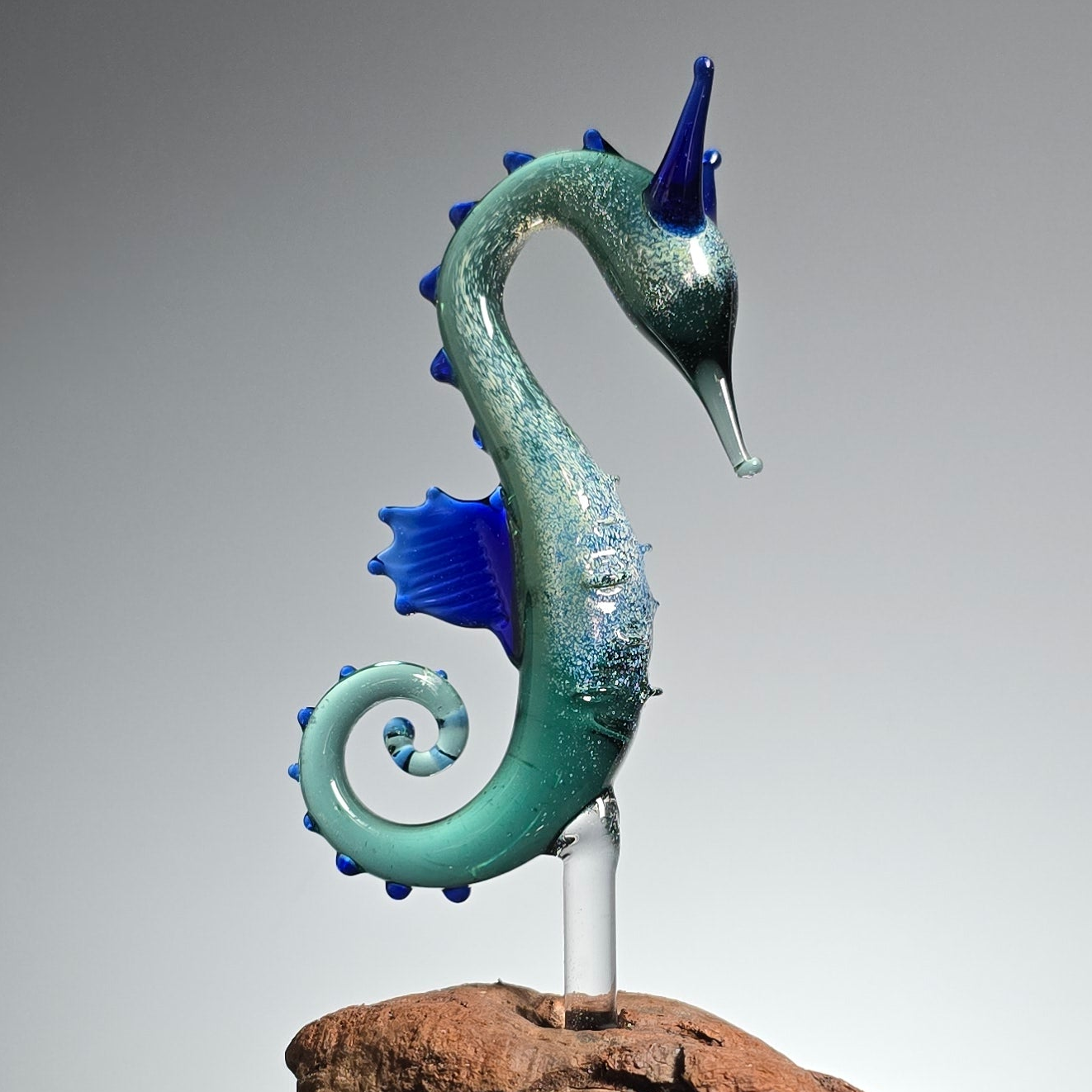 Seahorse Sculptures with California Wildfire Driftwood #0896