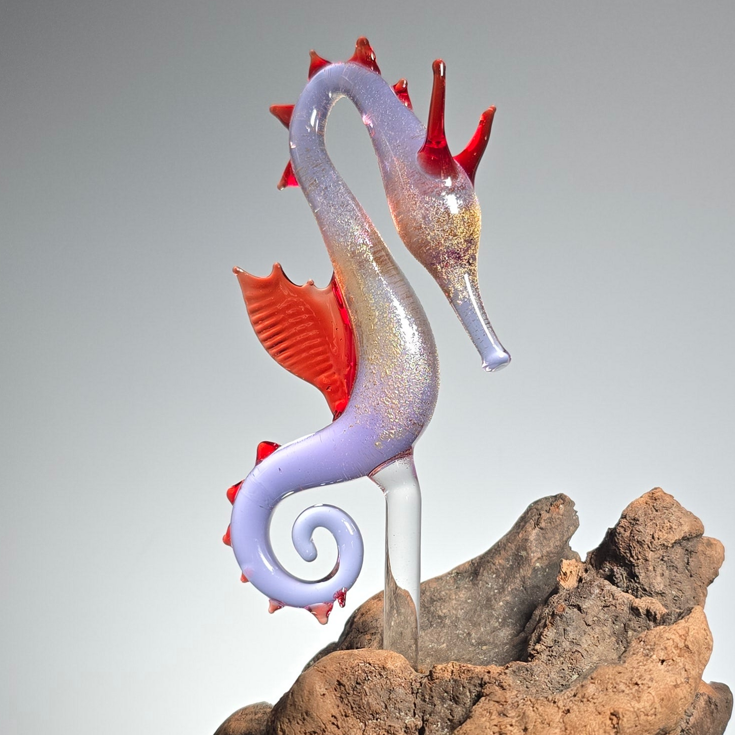Seahorse Sculptures with California Wildfire Driftwood #0897
